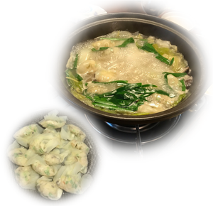 「えびワンタン鍋」の調理実習