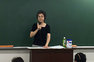 修了課題を例に、山田晴子先生が介護食の献立作成の考え方を解説